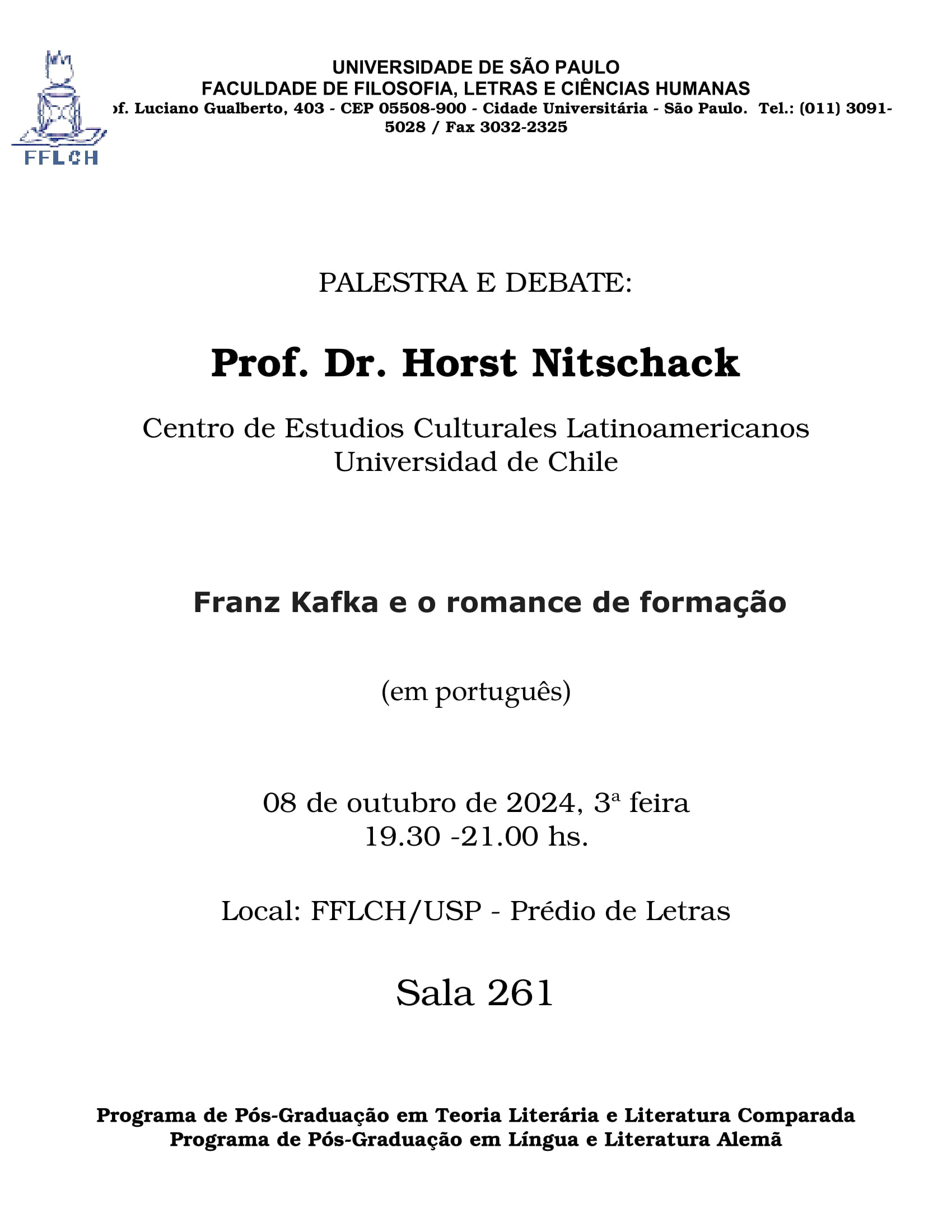 Franz Kafka e o romance de formação